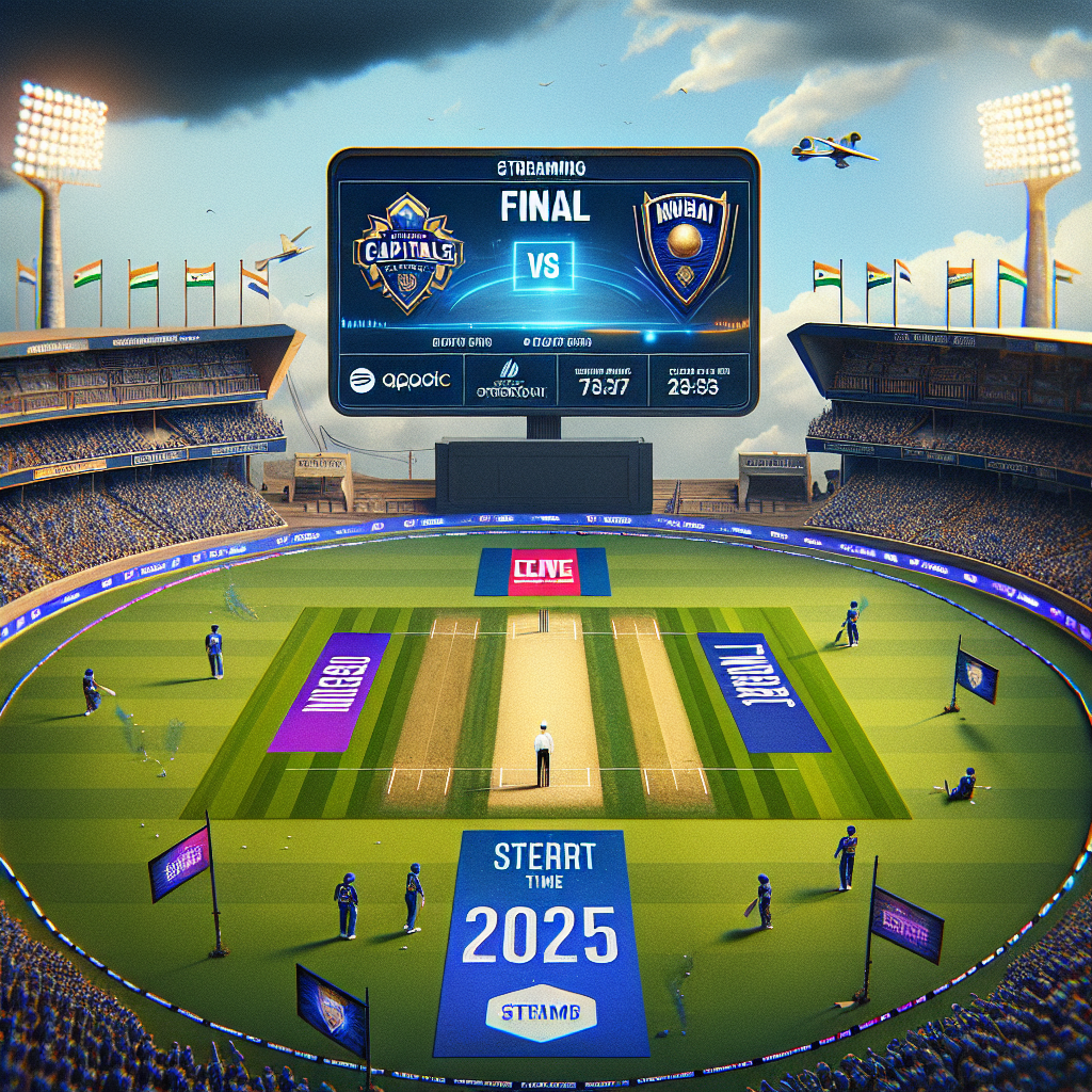 WPL 2025 Final: Delhi Capitals vs Mumbai Indians - Teams & Streaming Info