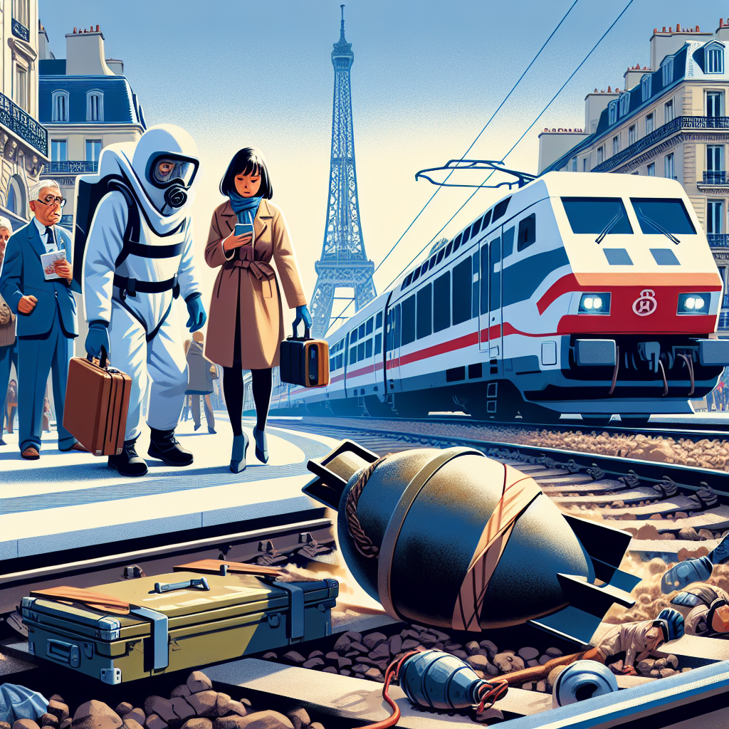 WWII Bomb Disrupts International Train Services in Paris