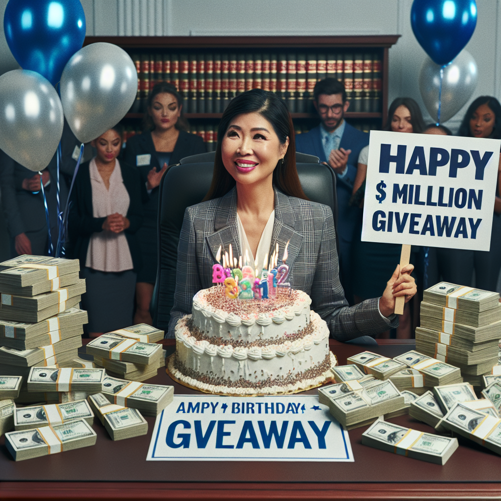 American Attorney Celebrates Birthday with $1 Million Giveaway