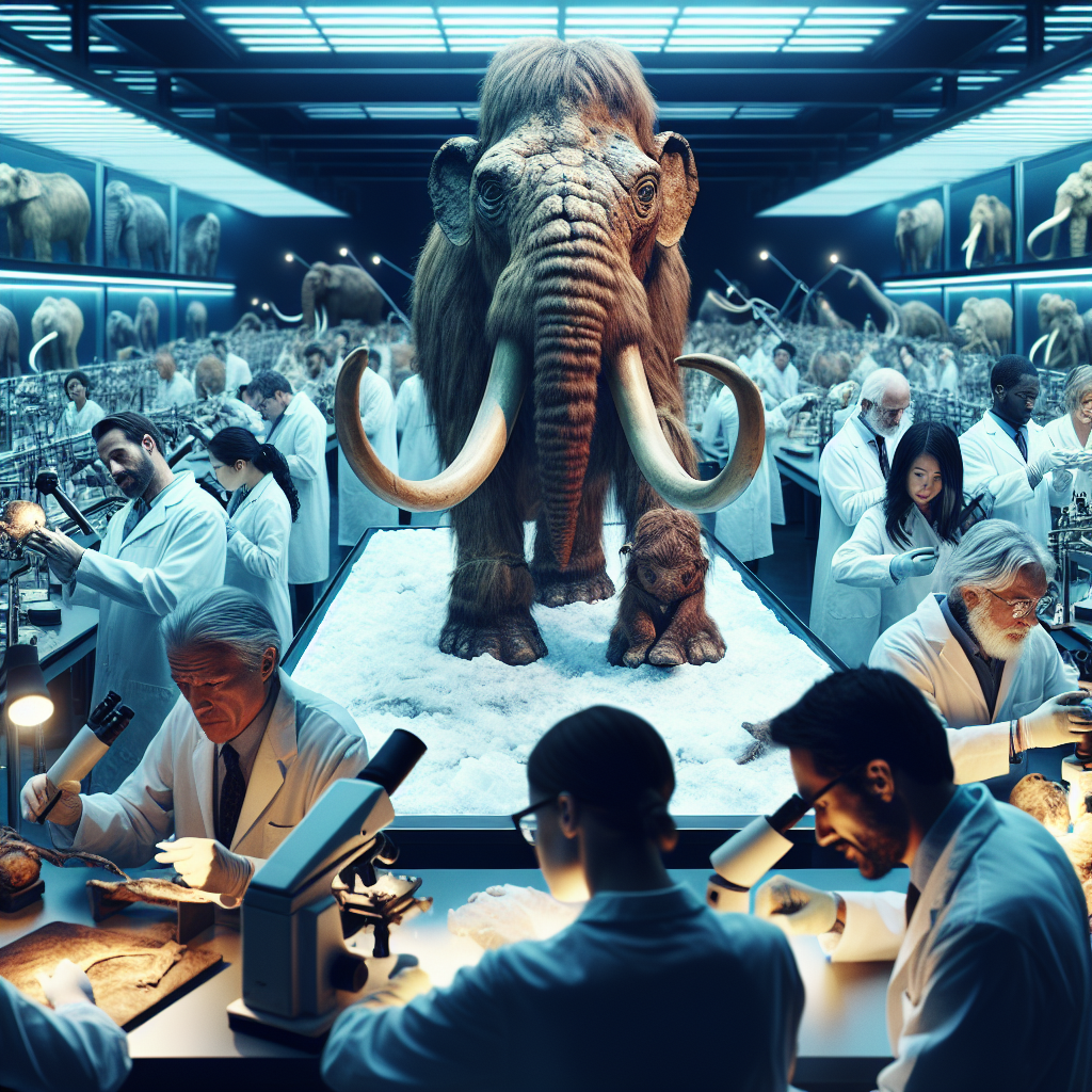 Ancient Baby Mammoth Yana Undergoes Scientific Examination