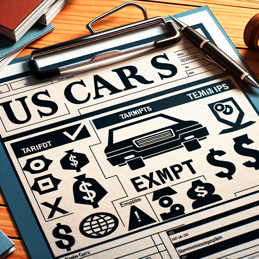 Are US Cars Exempt from Trump's Auto Tariffs?