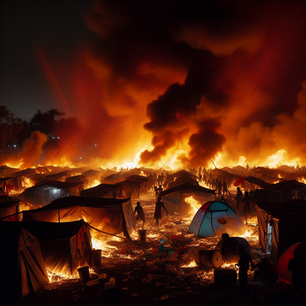 Blaze Devastates Darfur Camp as Sudan Conflict Intensifies