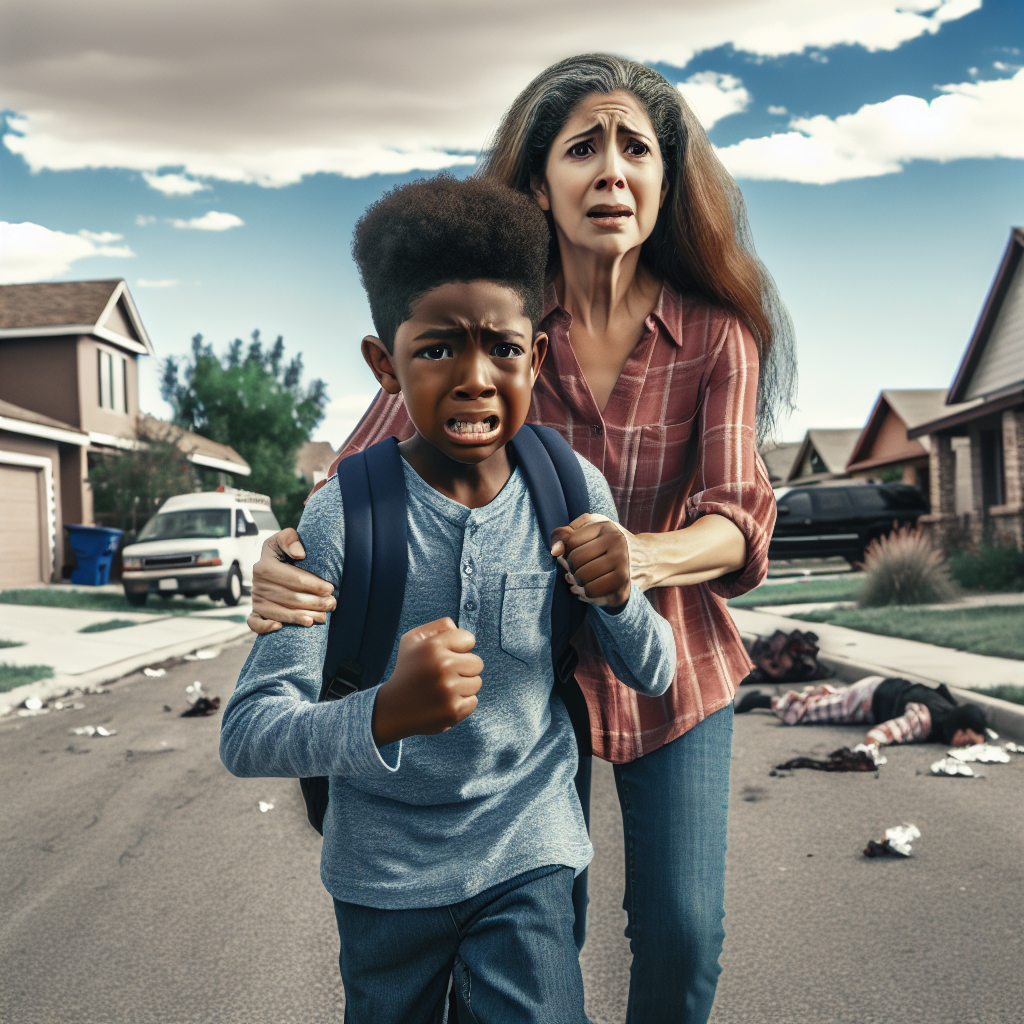 Brave 10-Year-Old Defends Mother After Tragic Attack in US