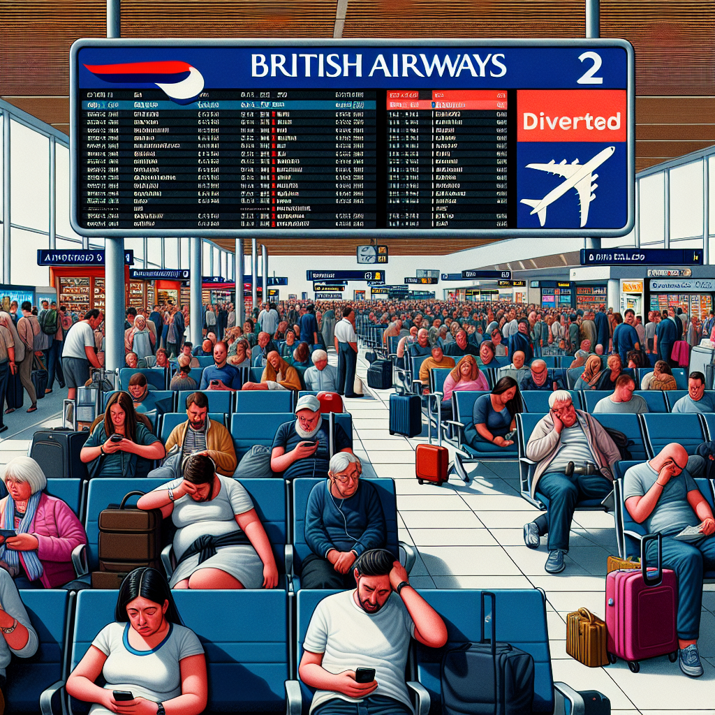 British Airways Passengers Endure Day-Long Delay Due to Double Diversion
