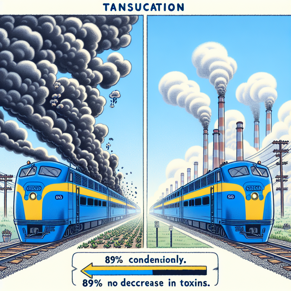 California's Air Quality Transformed: Electric Trains Slash Toxins by 89%
