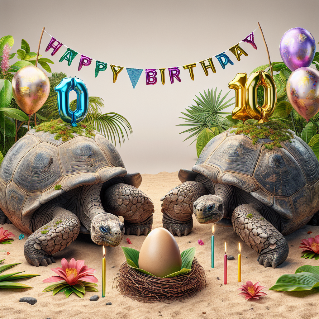 Centenarian Galapagos Tortoises Celebrate First Parenthood