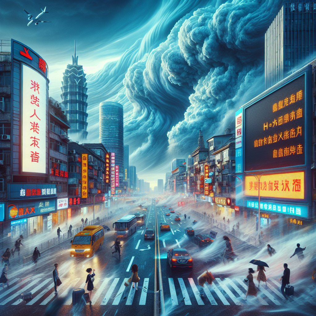 China Faces Severe Weather: Flights Cancelled and Residents Advised to Stay Indoors Due to Strong Winds