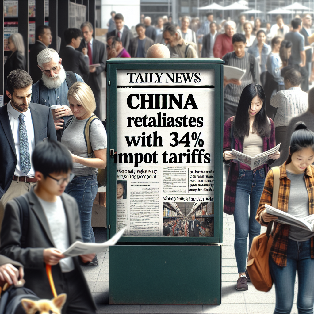 China Retaliates Against US with 34% Import Tariffs