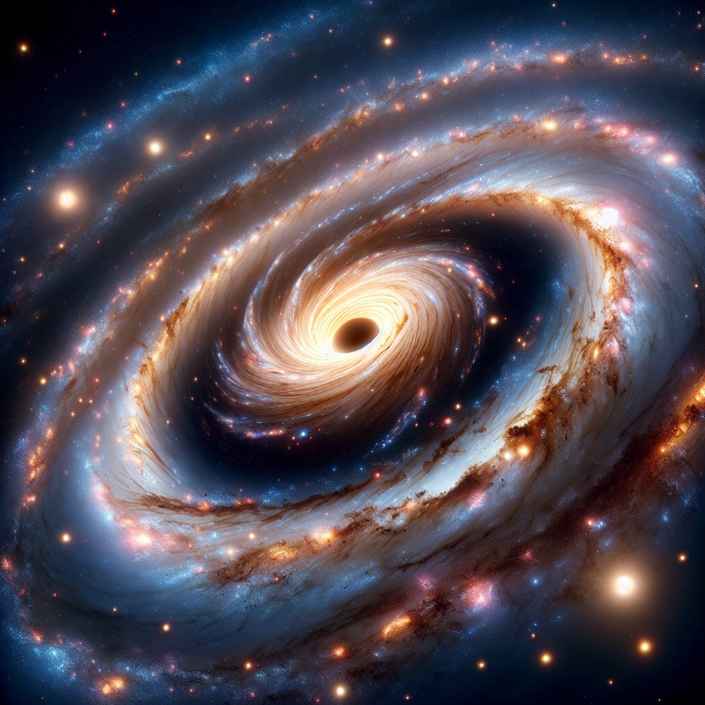 Clues of a Hidden Supermassive Black Hole in a Nearby Spiral Galaxy