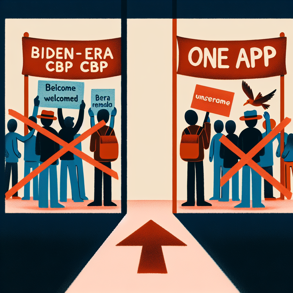 DHS Rescinds Legal Status for Migrants Admitted via Biden-Era CBP One App