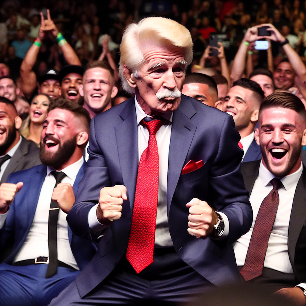 Donald Trump Showcases Dance Moves at Miami UFC Event