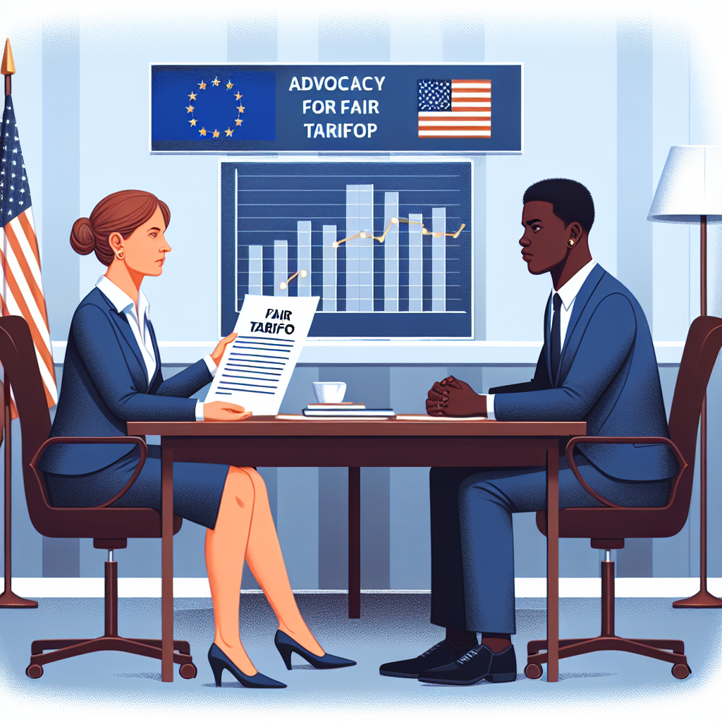EU Trade Chief Advocates for Collaborative Fair Tariff Agreement with US