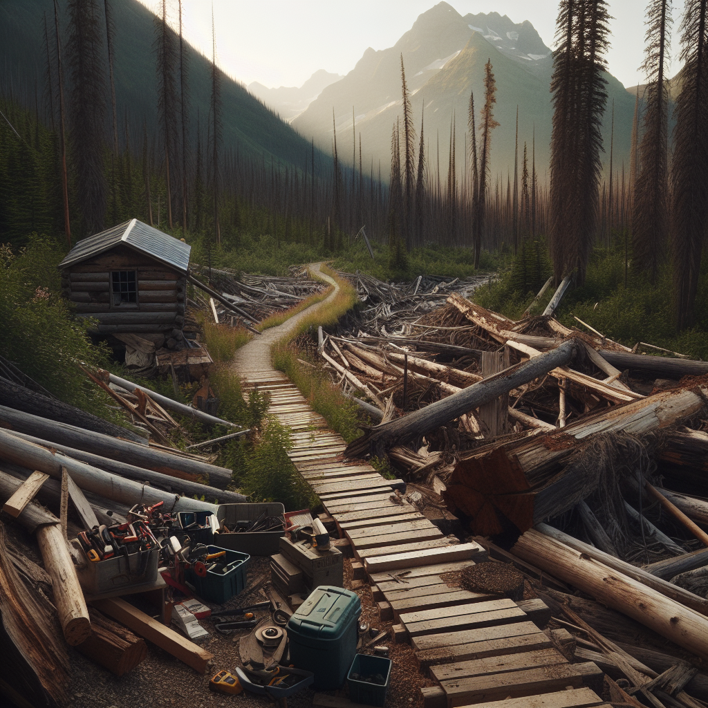 Federal Budget Cuts Stall Repairs on Iconic American Trails Damaged by Storms