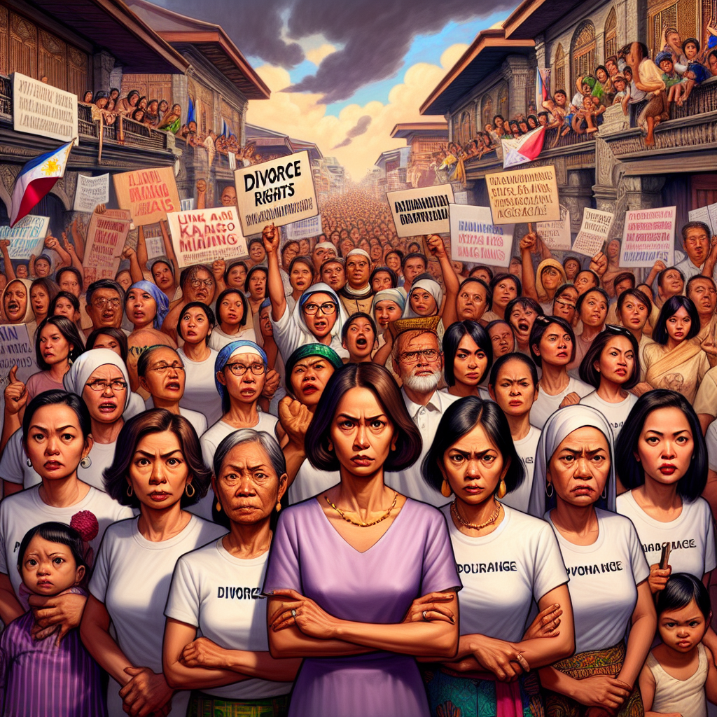 Filipino Women Advocate for Divorce Rights in a Predominantly Catholic Nation