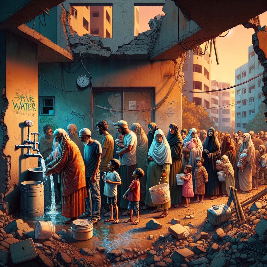 Gaza Residents Face Water Crisis Amid Destruction of Resources