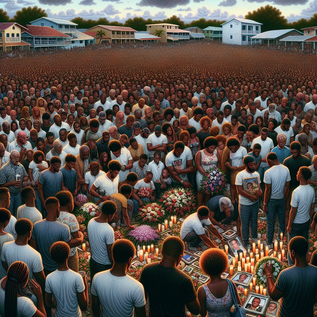 "Grief Unyielding: Mass Funeral Honors Victims of Dominican Club Tragedy"