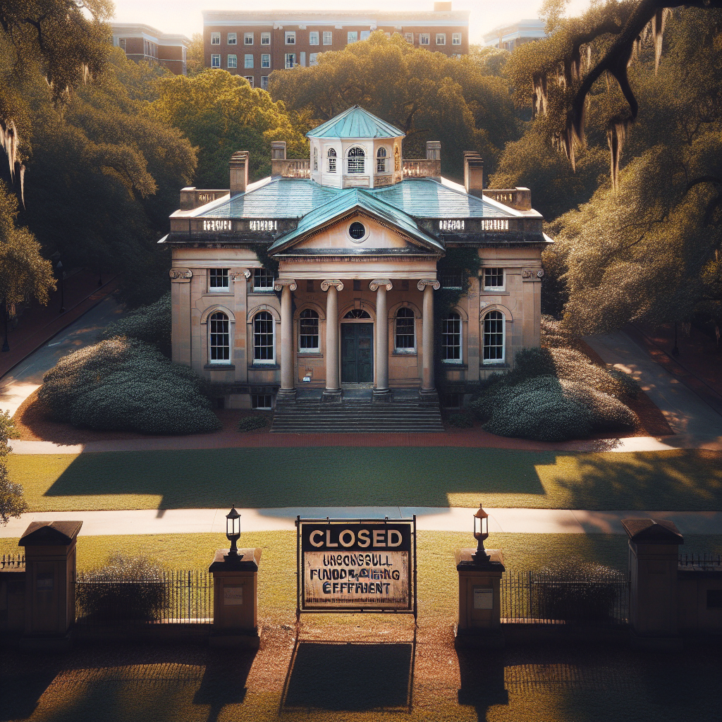 Historic South Carolina University Shuts Down After Unsuccessful Fundraising Effort