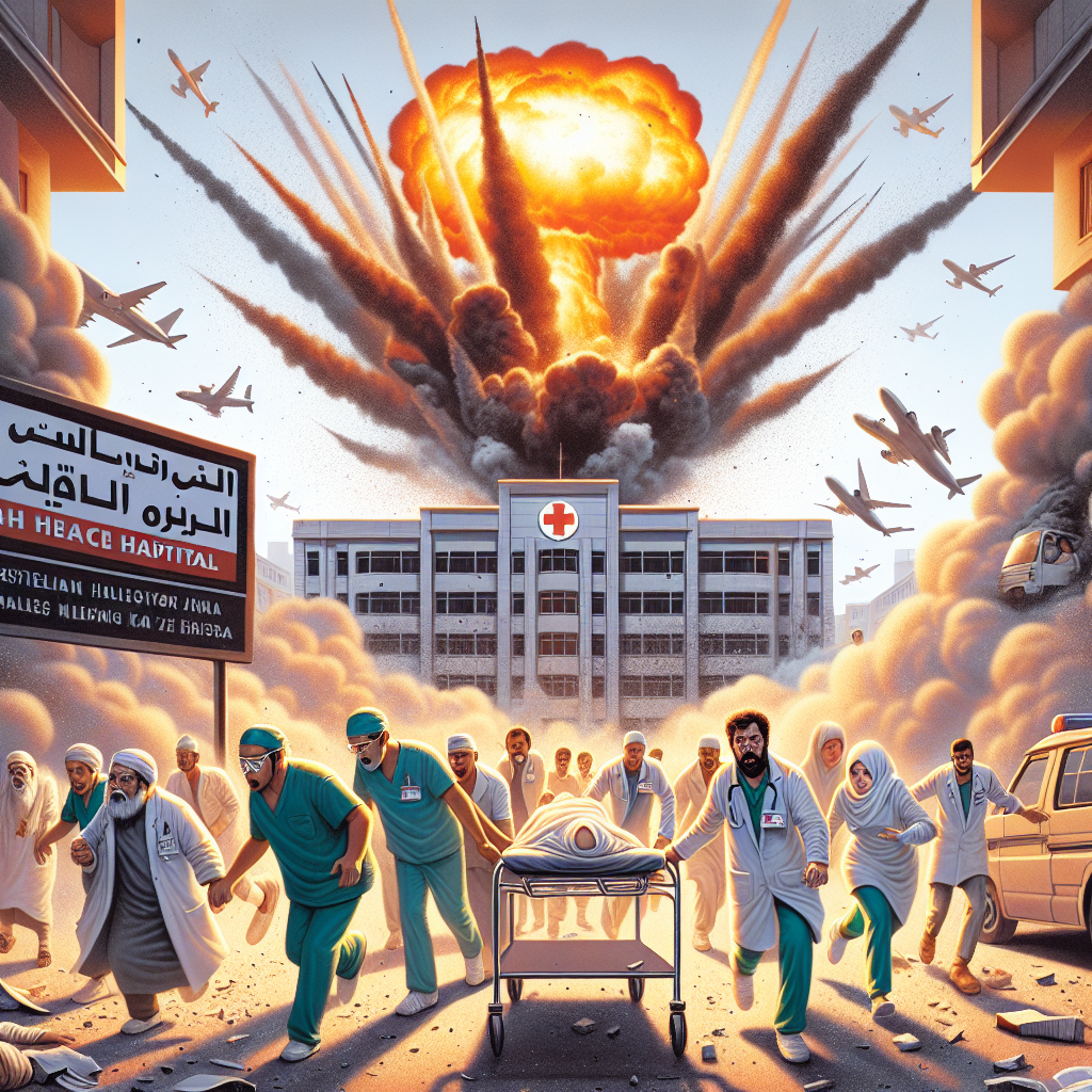 Israeli Airstrike Hits al-Ahli Hospital in Gaza, Prompting Patient Evacuation