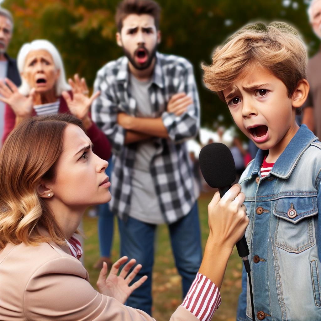 Journalist Captures 9-Year-Old Boy Shouting Misogynistic Comment