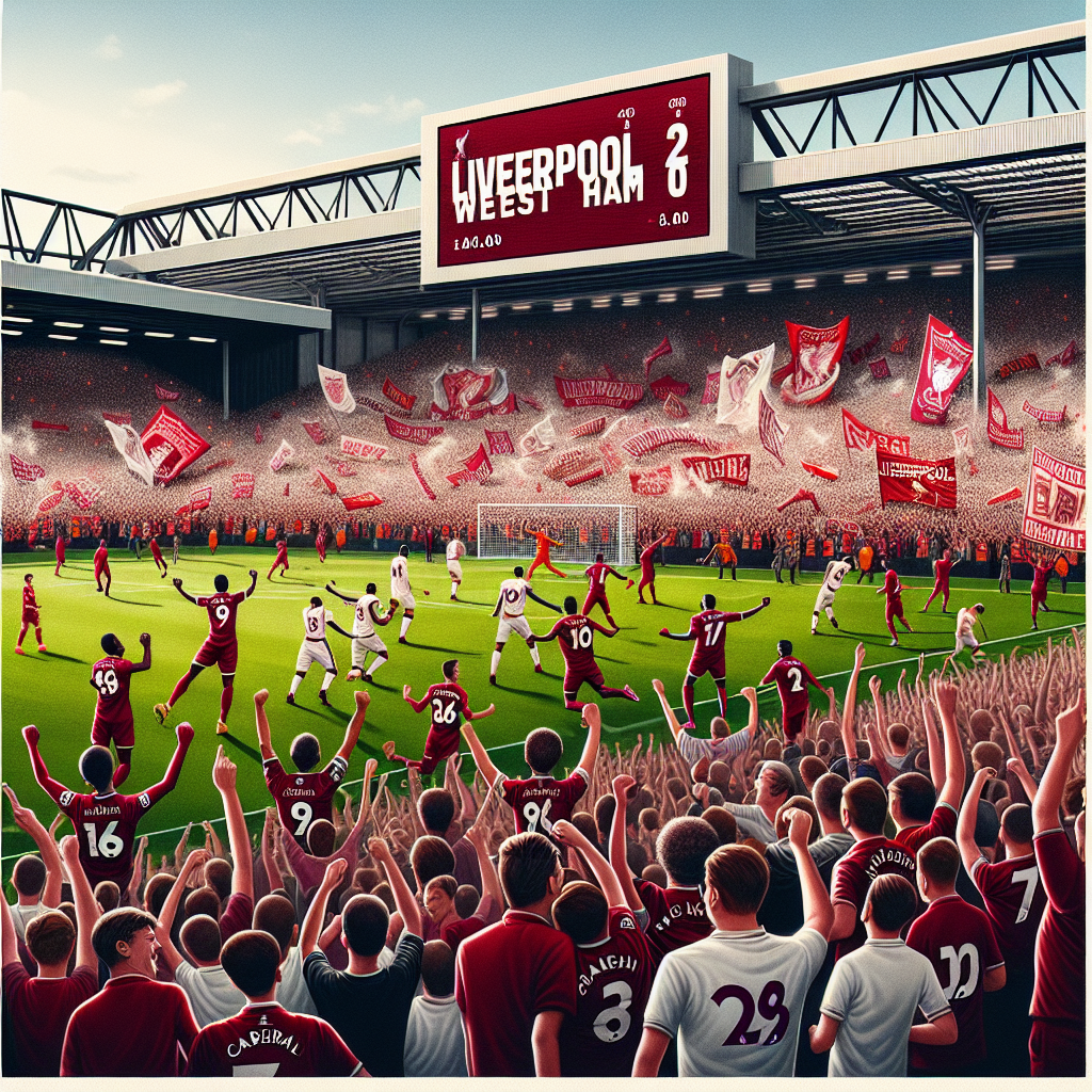 Liverpool Triumphs Over West Ham, Closing in on Premier League Title