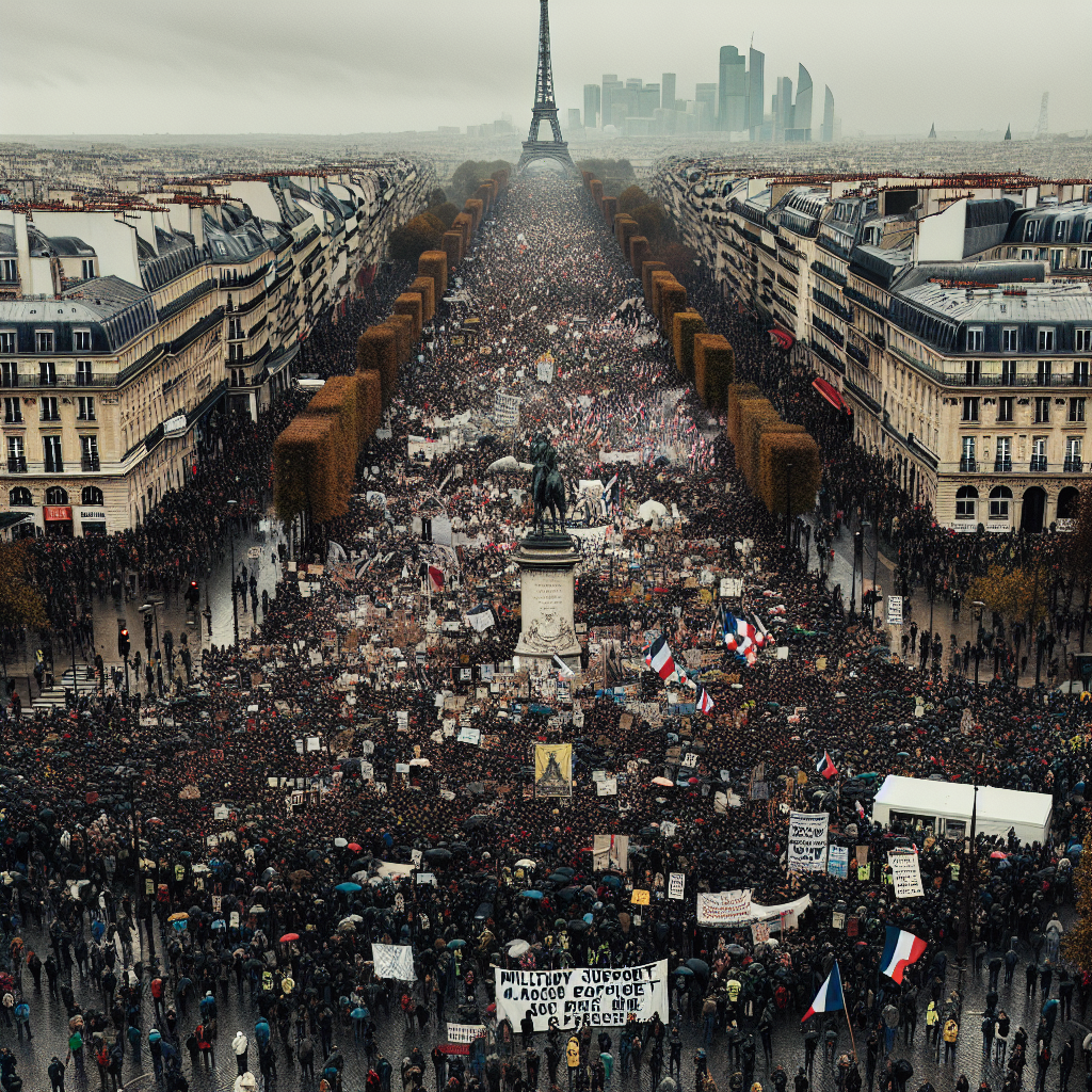 Mass Protest in Paris Opposes Military Support for Ukraine (VIDEOS)