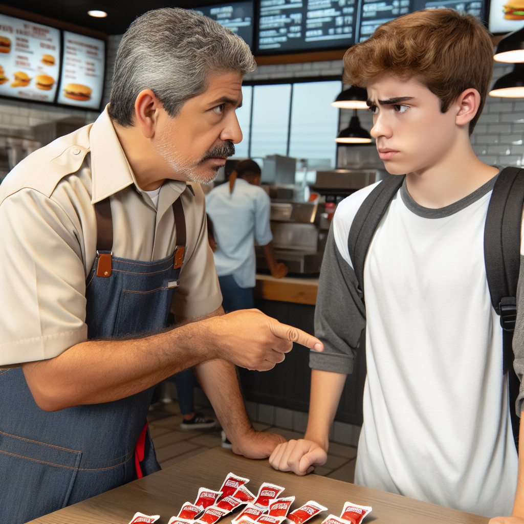 McDonald's Worker Confronts Teen Over Sauce Incident