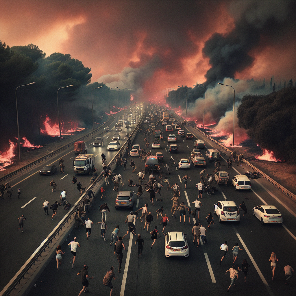 Motorists Flee as Wildfire Overwhelms Israeli Highway