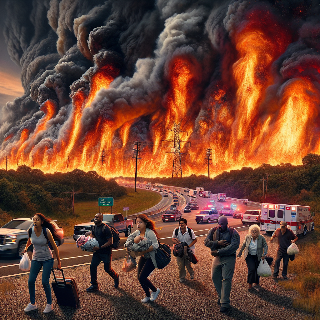 New Jersey Wildfire Forces Mass Evacuations and Shuts Down Major Highway