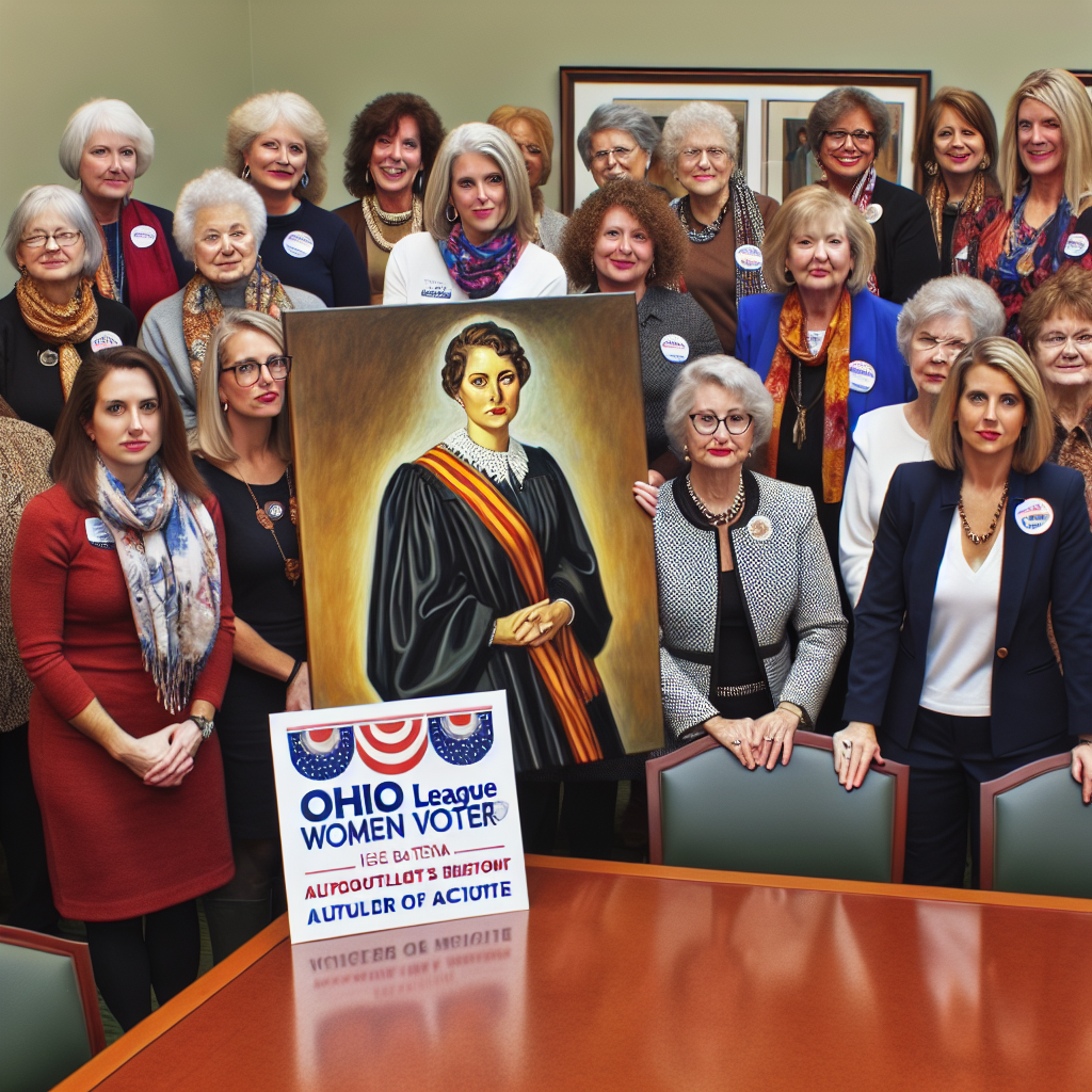 Ohio League of Women Voters Advocates for Displaying Trailblazing Female Justice's Portrait