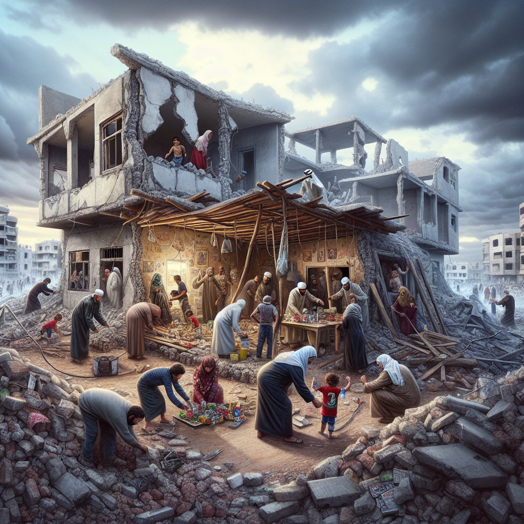 Ongoing Struggle for Shelter Amidst Displacement in Gaza