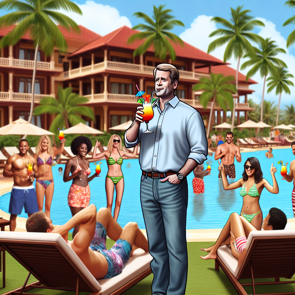 Senator's Visit to El Salvador Sparks Debate on Poolside Tropical Drinks