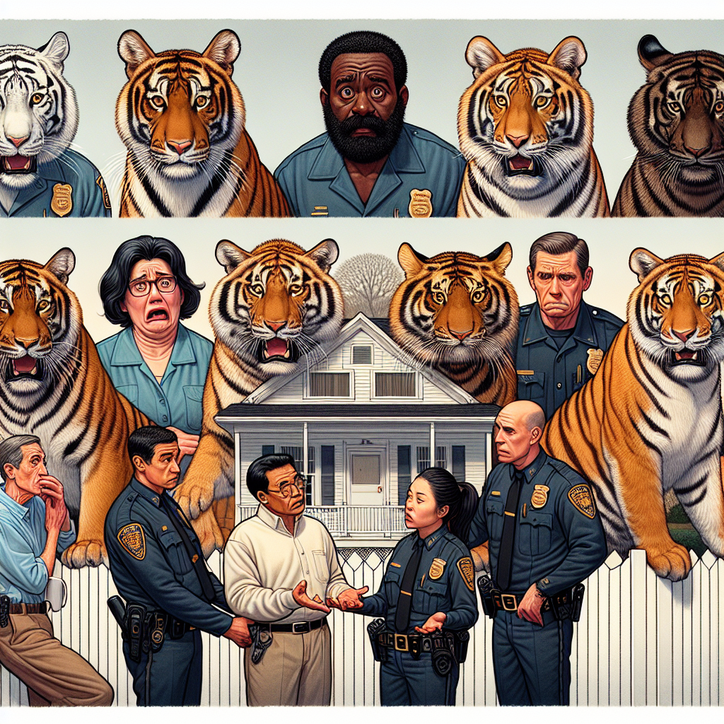 Seven Tigers Confiscated from US Homeowner Claiming Emotional Support Use