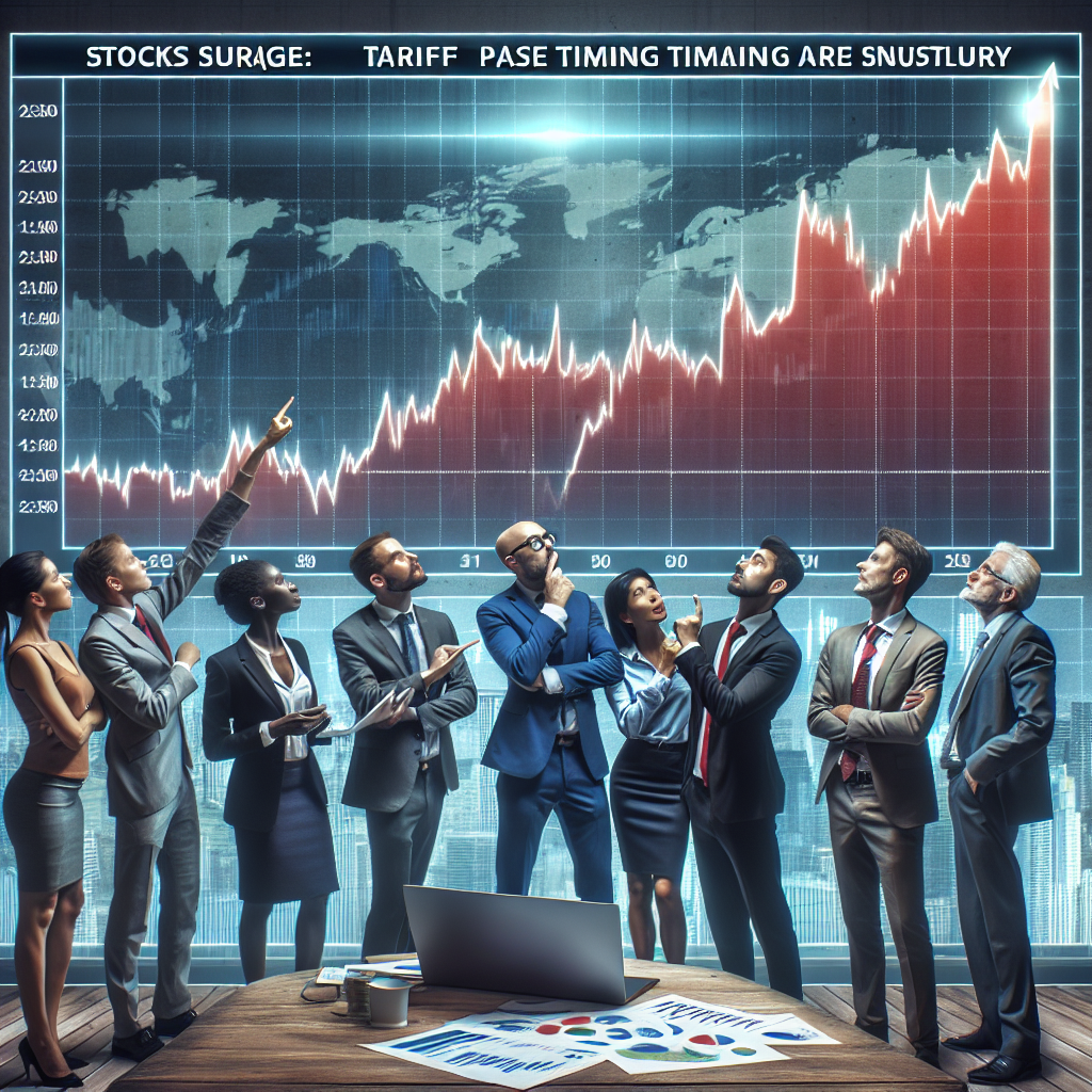 Stocks Surge: Trump's Tariff Pause Timing Under Scrutiny
