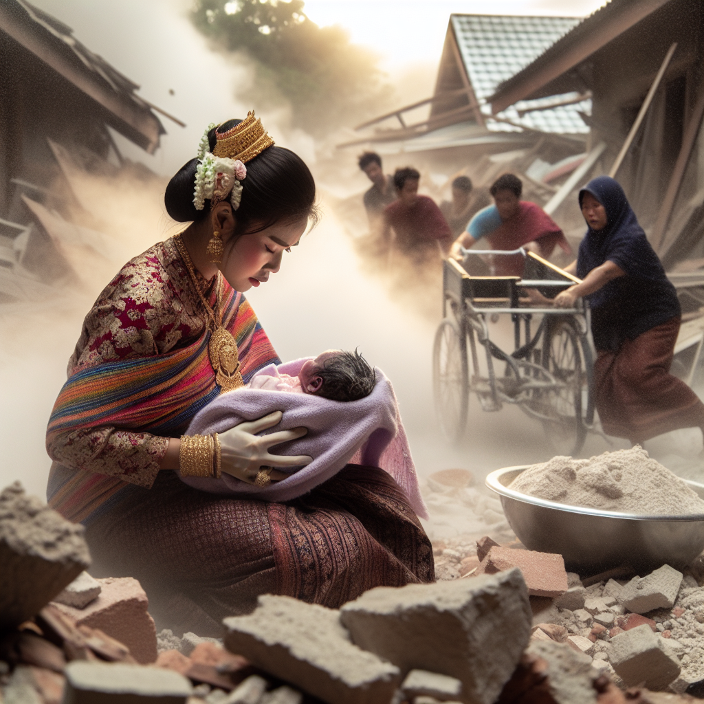 Thai Woman Delivers Baby Girl During Myanmar Earthquake Turmoil