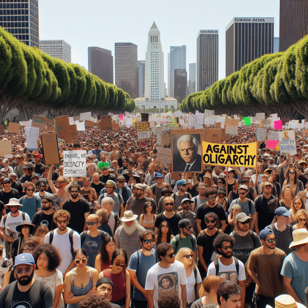 Thousands Rally in Los Angeles with Sanders and AOC to Challenge Oligarchy