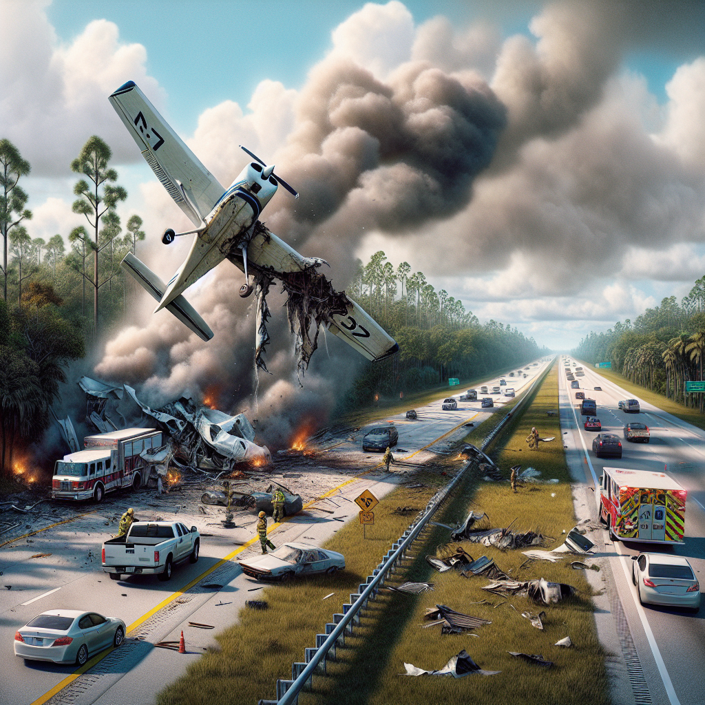 Three Killed in Small Plane Crash Near Florida Highway