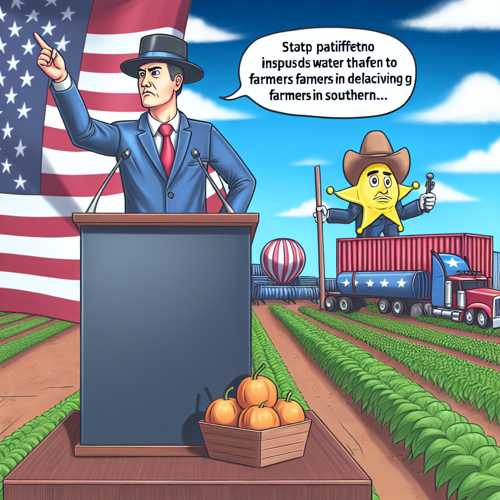 "Trump Warns Mexico of Tariffs Over Alleged Water Theft from Texas Farmers"