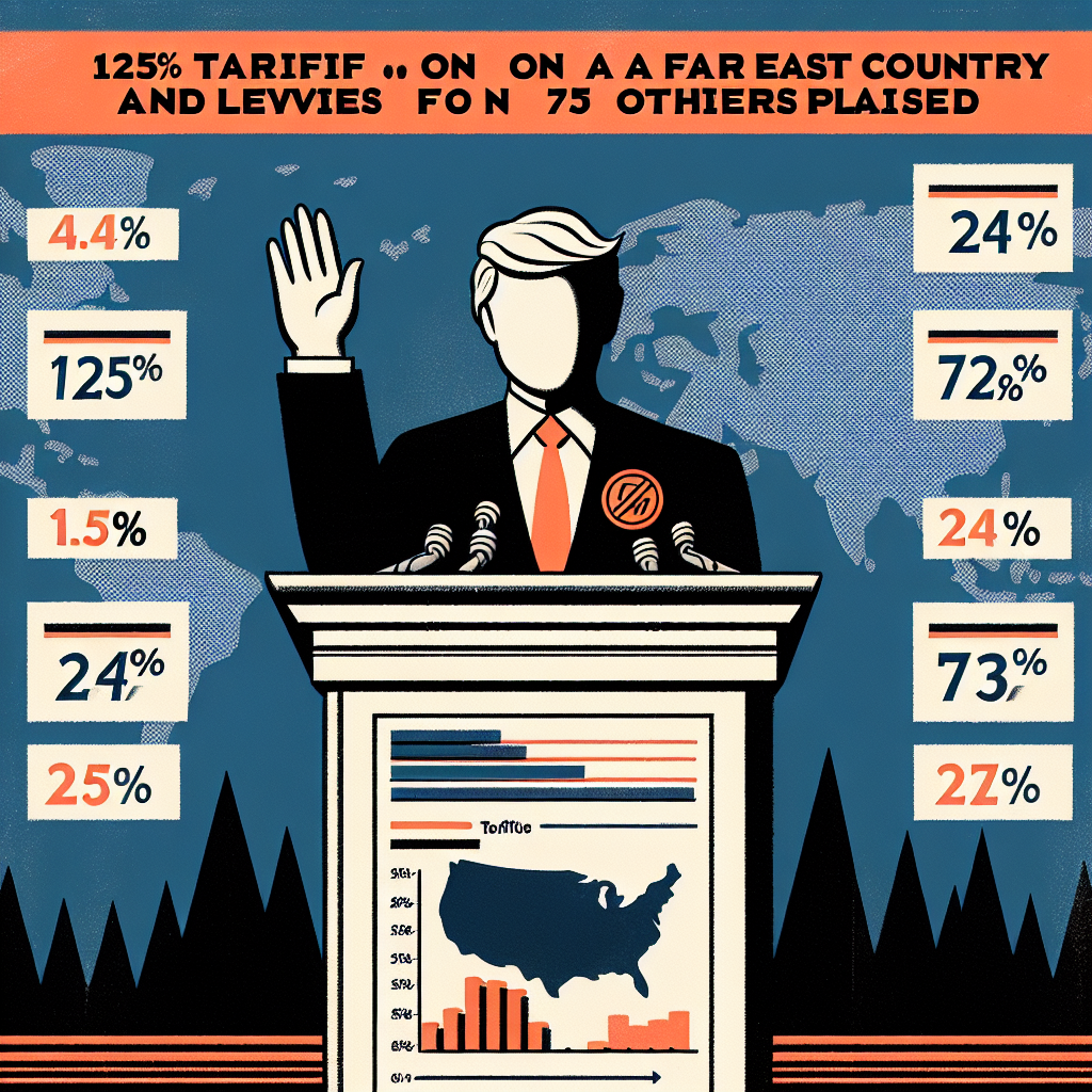 Trump's Bold Move: 125% Tariff on China and Levies on 75 Others Paused