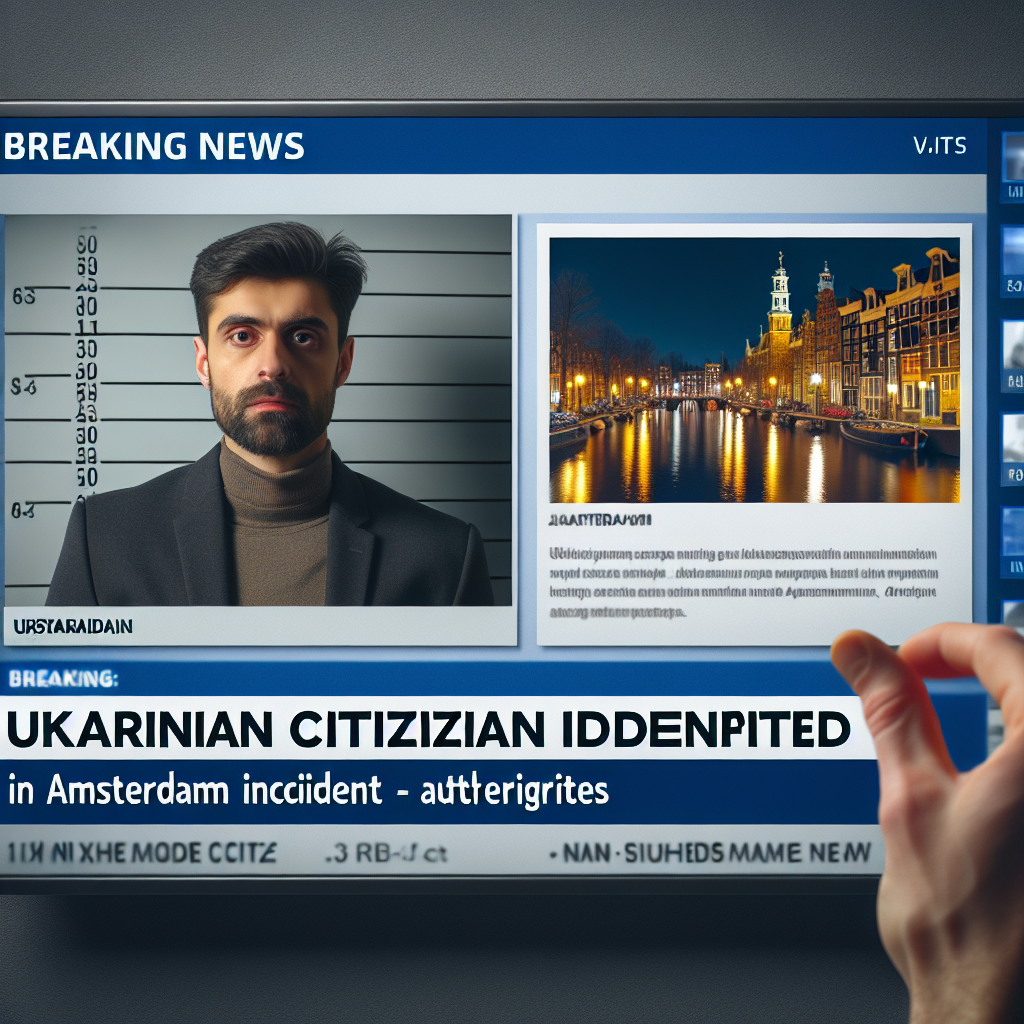 Ukrainian Citizen Identified as Suspect in Amsterdam Stabbing – Police (VIDEO)