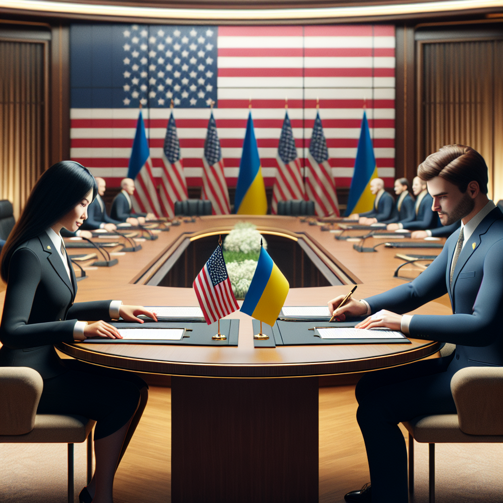 US and Ukraine Ink Agreement on Mineral Resource Collaboration