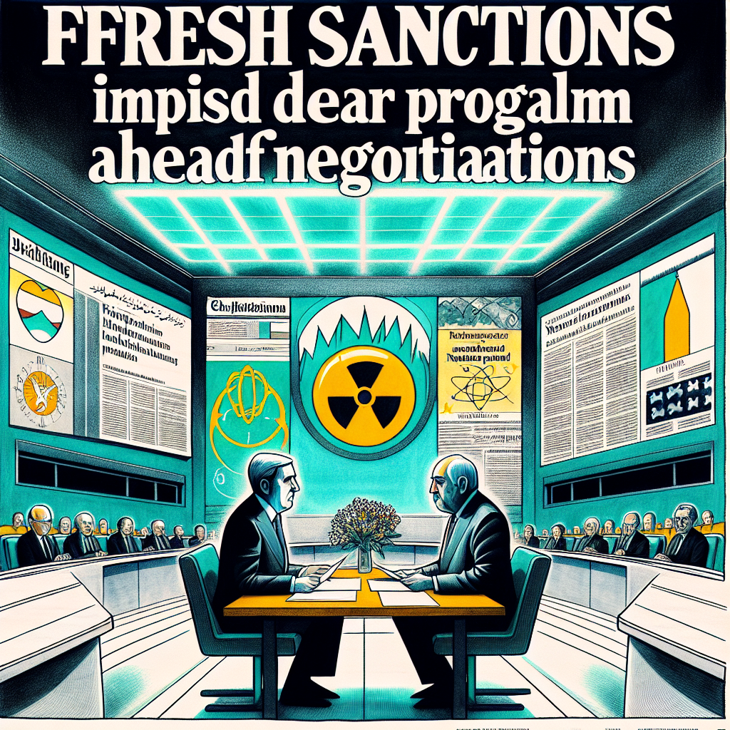 US Enforces Fresh Sanctions on Iran's Nuclear Program Ahead of Negotiations