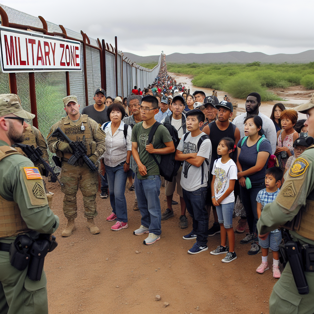 US Initiates Legal Action Against Migrants Entering 'Military Zone' Near Border