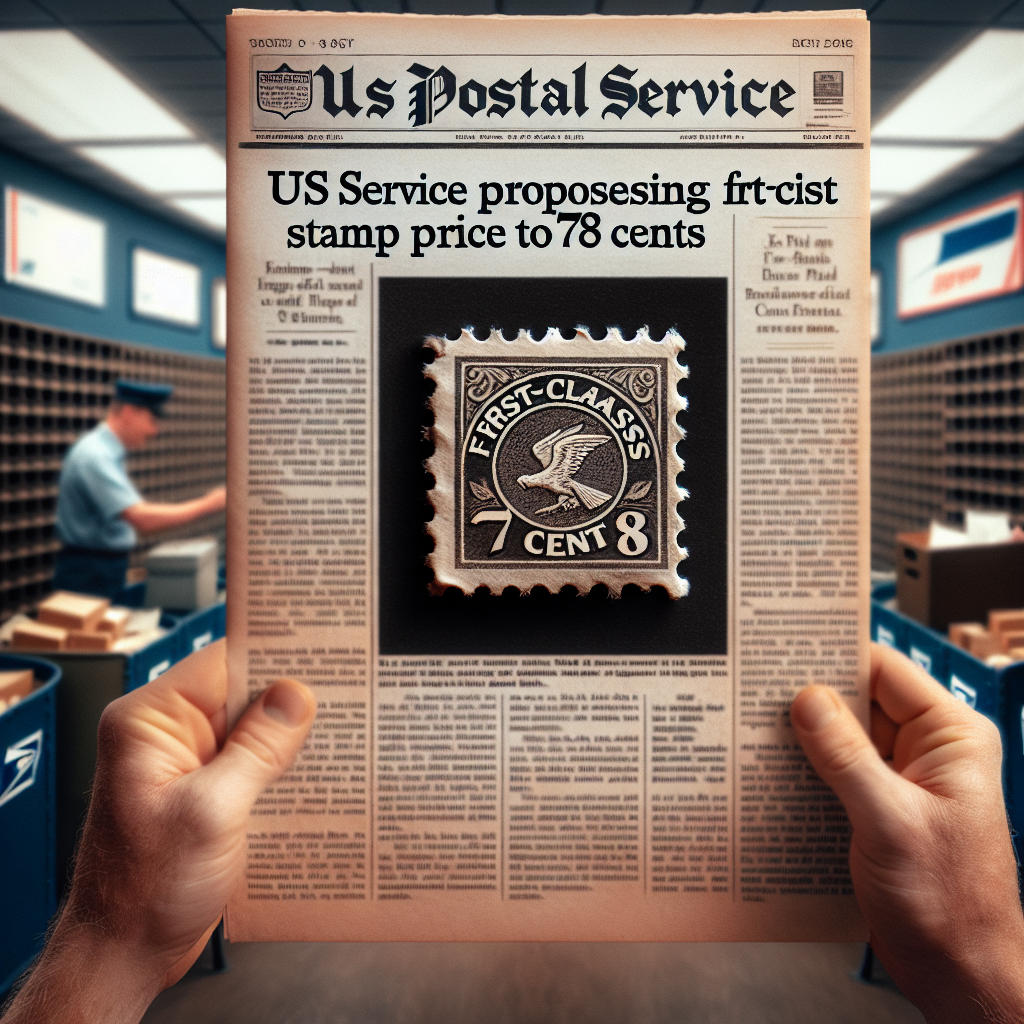 US Postal Service Proposes Increasing First-Class Stamp Price to 78 Cents