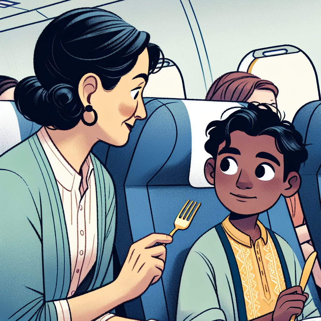Viral Video Captures Woman Confronting Child After Being Poked with Fork on Flight