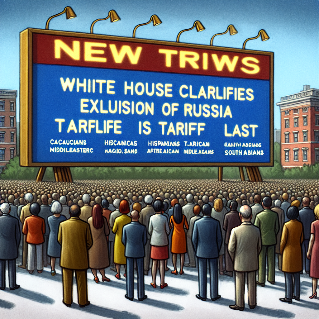White House Clarifies Exclusion of Russia from Tariff List