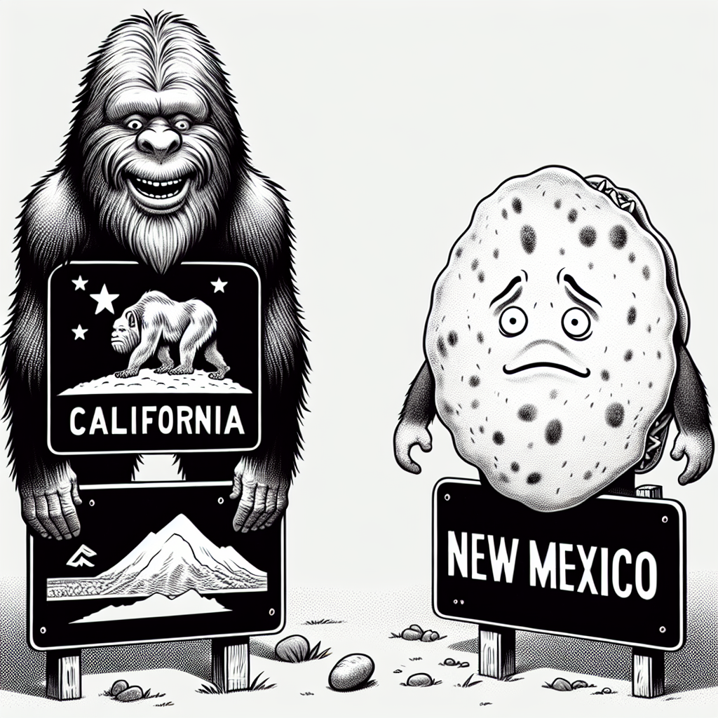 Will California Add Bigfoot to Its State Symbols While New Mexico's Tortillas Fall Flat?