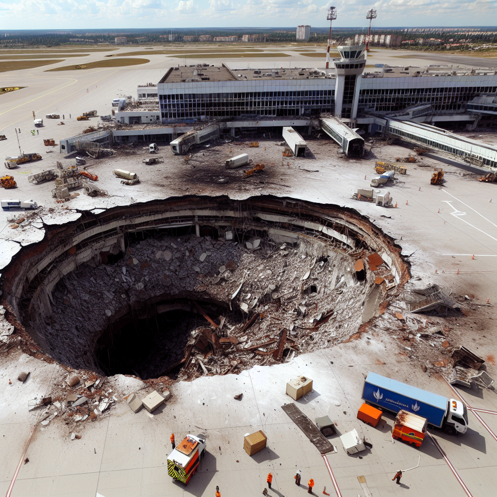 25-Metre-Deep Crater at Israel's Largest Airport Following Houthi Missile Attack