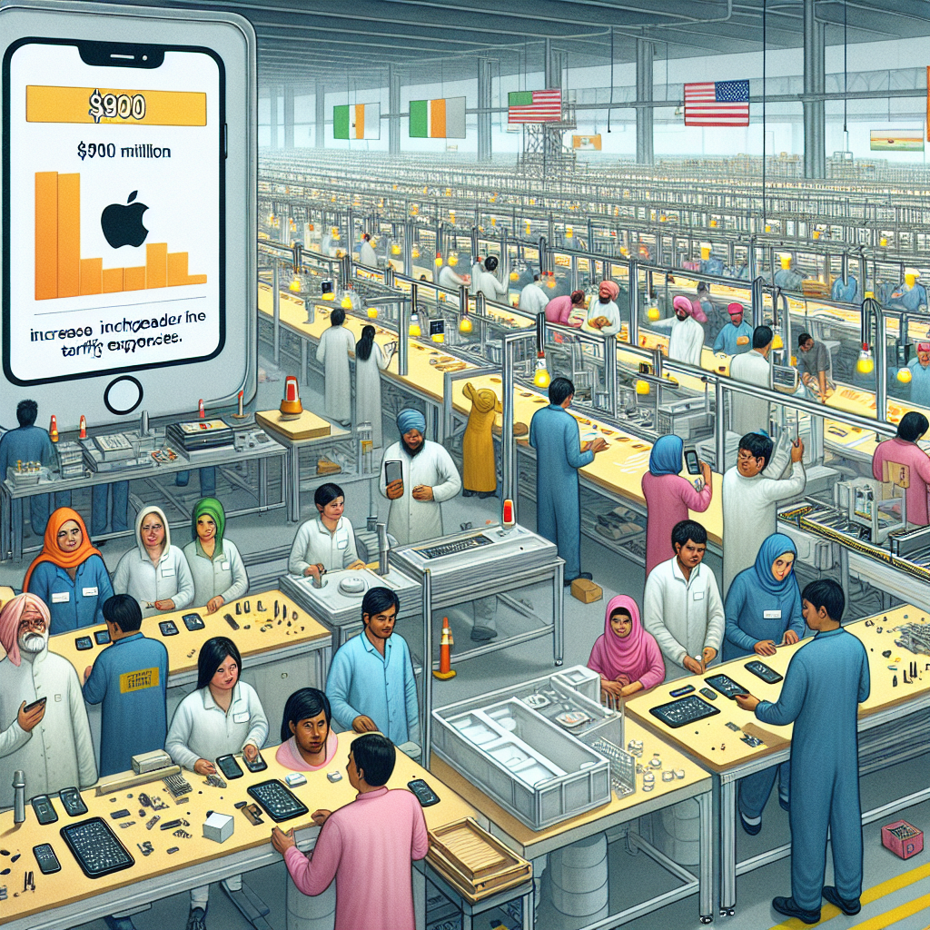 Apple Faces $900 Million Tariff Impact from Shifting US iPhone Production to India