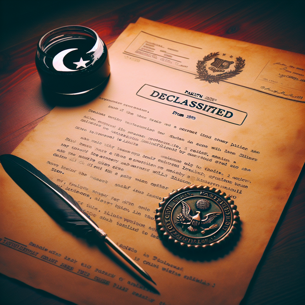 Declassified 1993 CIA Document Reveals Pakistan's Concerns About India