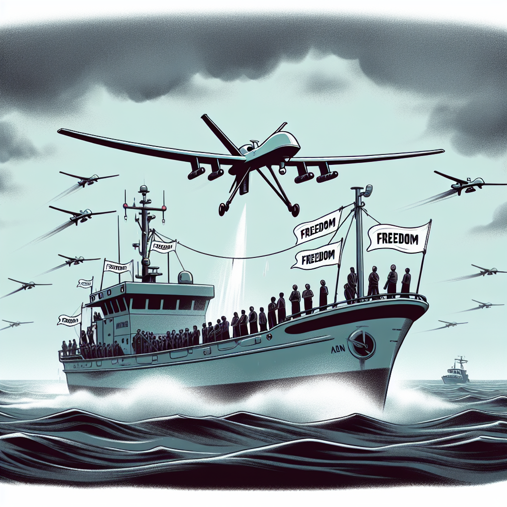 Drone Strike Targets Gaza 'Freedom Flotilla' Vessel
